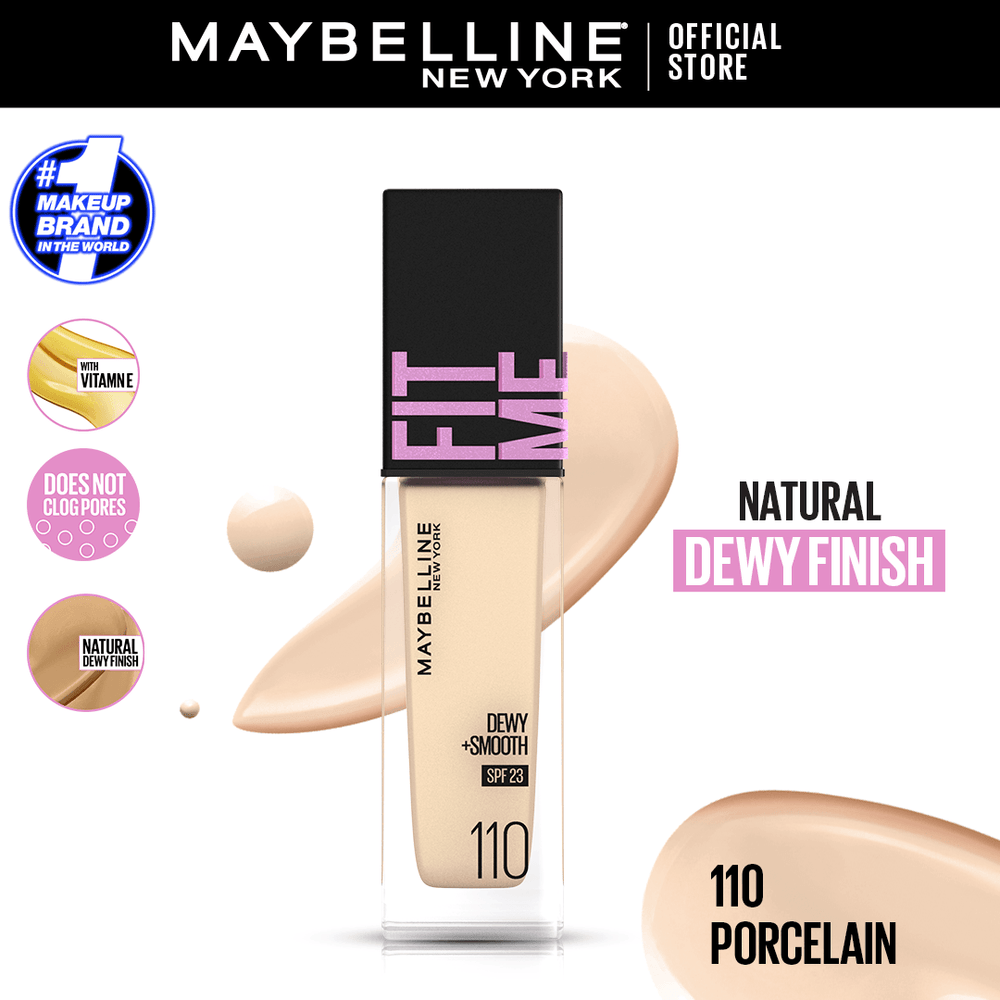 Maybelline New York Fitme Dewy & Smooth Liquid Foundation Maybelline