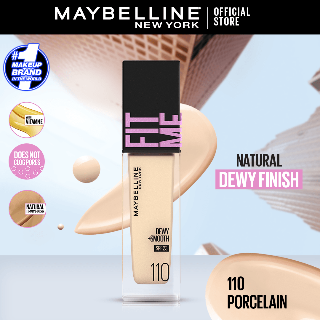 Maybelline New York Fitme Dewy & Smooth Liquid Foundation Maybelline