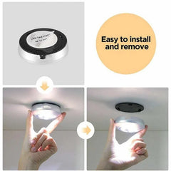 Battery Powered Mini Wireless LED Under Cabinet Light Led Touch Cosmia.pk