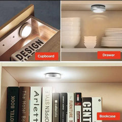 Battery Powered Mini Wireless LED Under Cabinet Light Led Touch Cosmia.pk