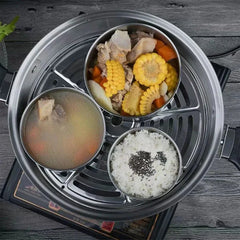 Set of 5 Stainless Steel Food Storage Containers With Lids Cosmia.pk