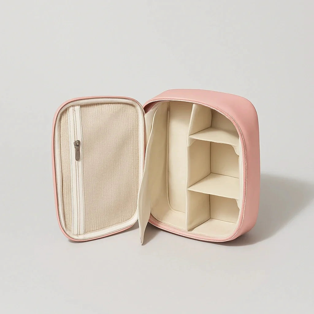 Capacity Detachable Makeup Bag with Brush Case Cosmia.pk