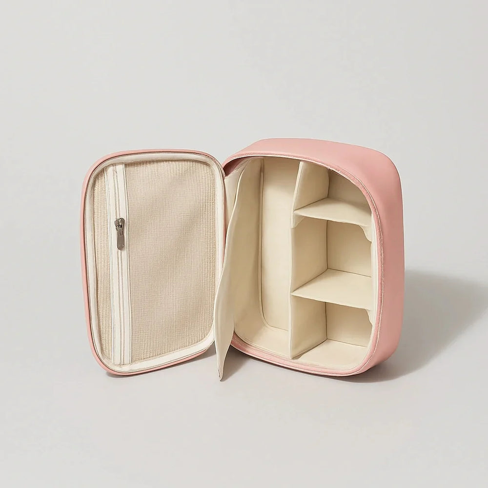 Capacity Detachable Makeup Bag with Brush Case Cosmia.pk
