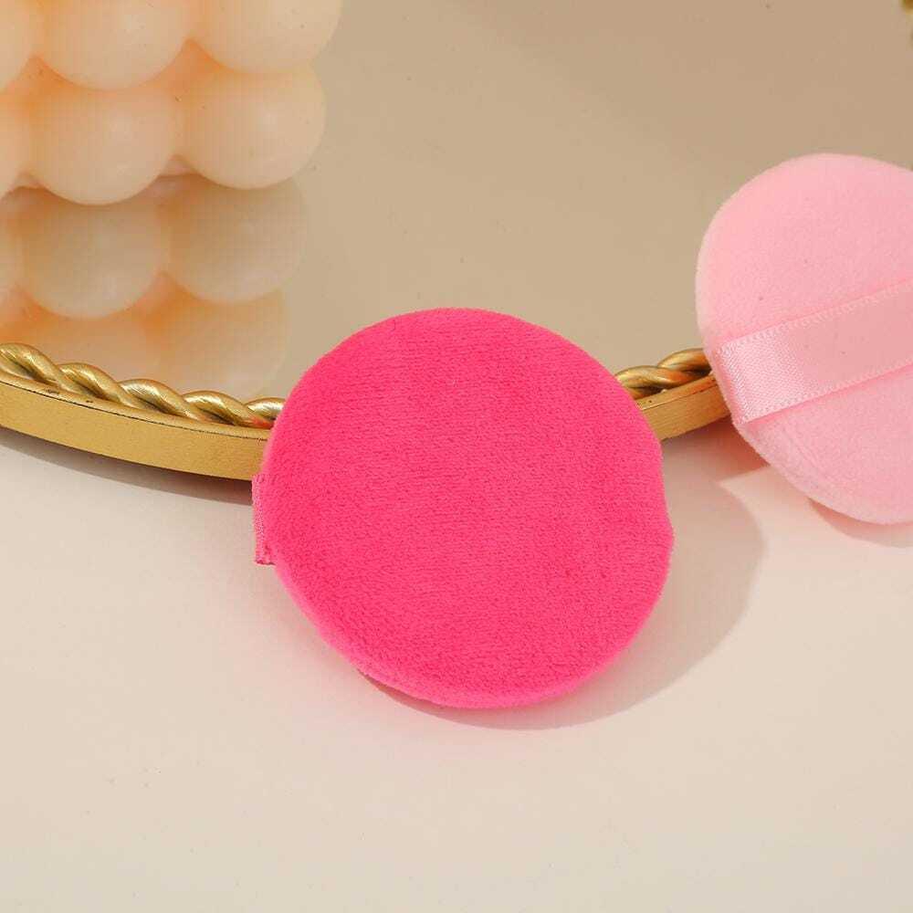 3pcs/set Round Compact & Loose Powder Puff Cosmia.pk