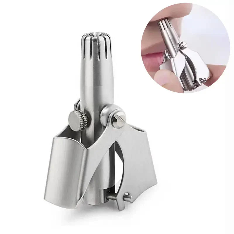 Mini Portable Stainless Steel Manual Nose Hair Trimmer Cosmia.pk