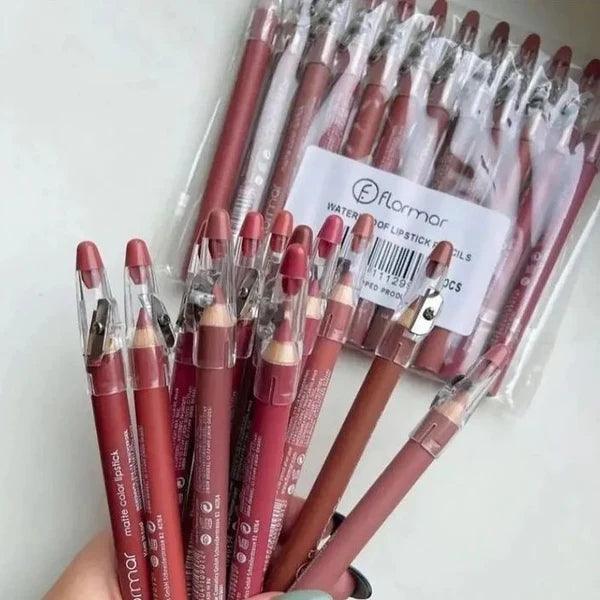 Flormar Lip Pencil – Pack of 12 Flormar