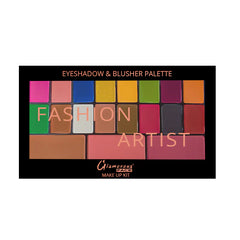 Glamorous Face Eyeshadow Palette 16 Eyeshadows, 2 Blushers Peach & Glamorous Face