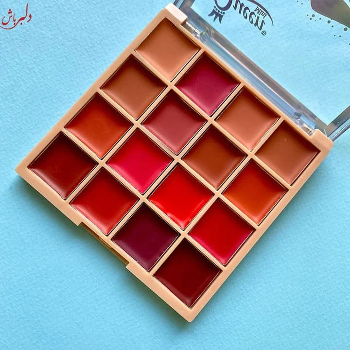 16 Colors Queen Mini Matte Lipstick Palette - Highly Pigmented The Balm
