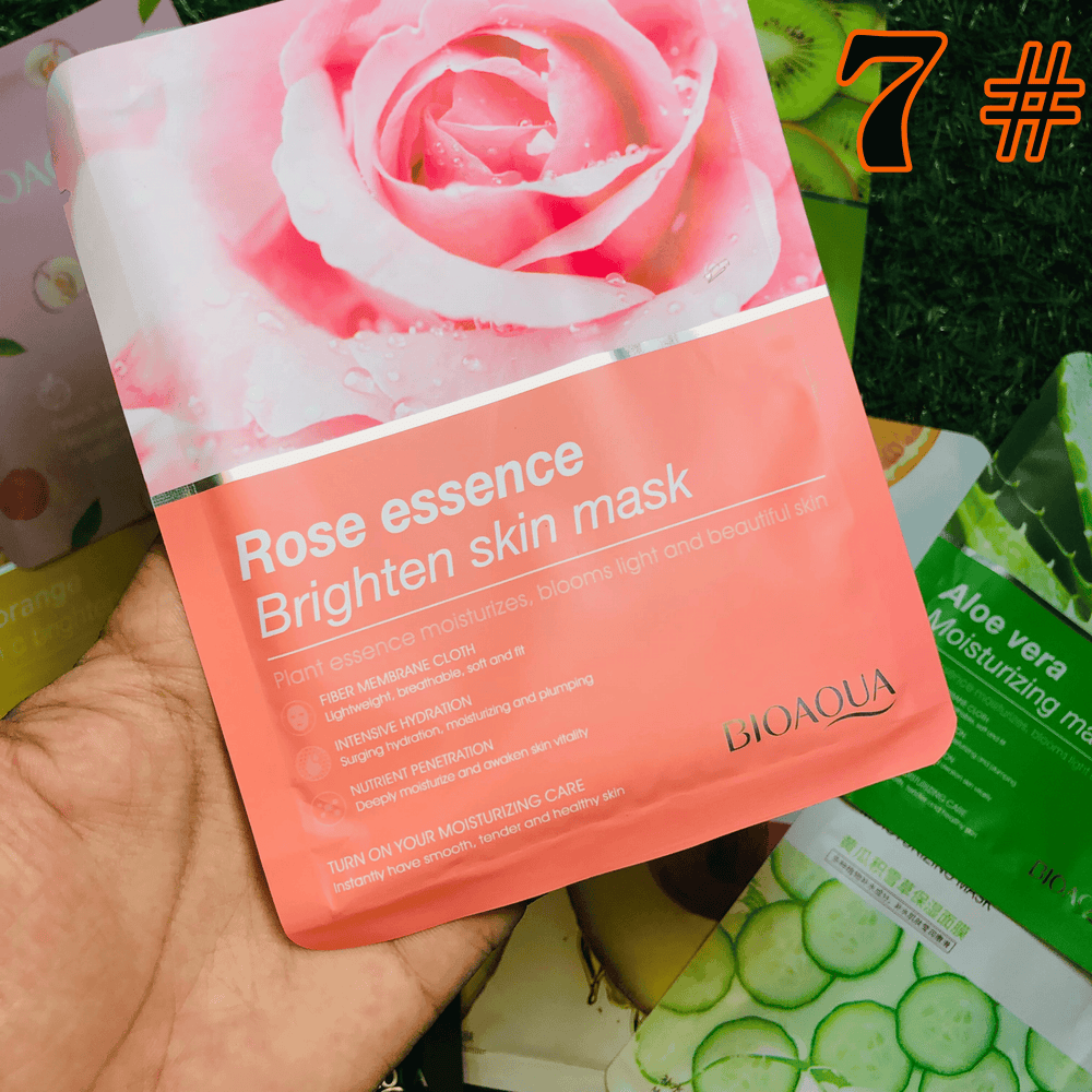 Moisturizing Face Sheet Mask - Imported - LIMITED STOCK 🚨 - 11 PACK Bioaqua