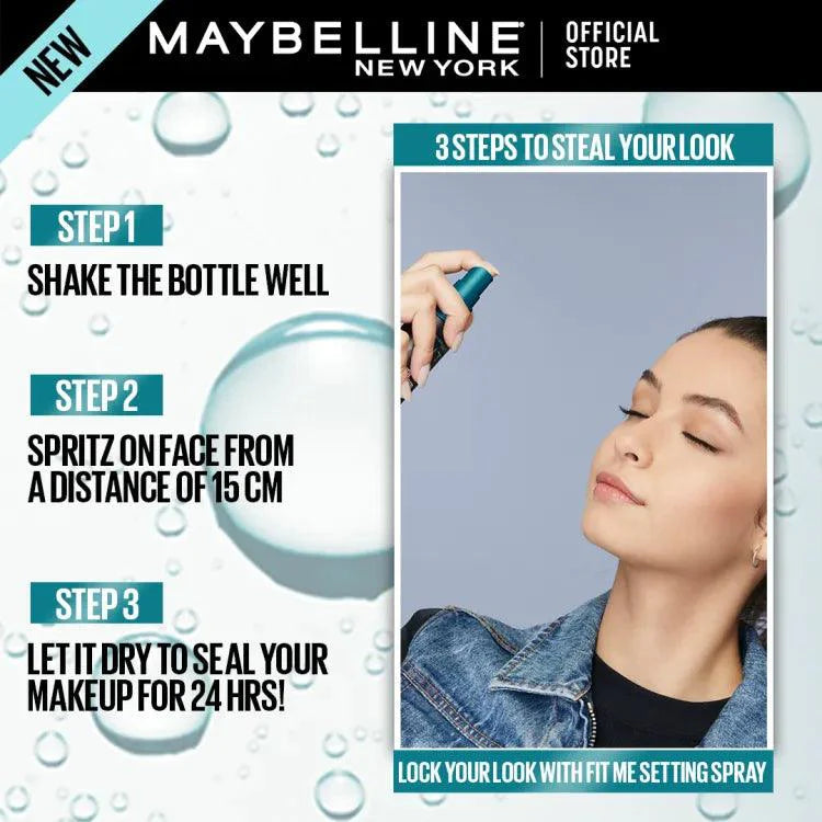 Maybelline New York Fit Me Matte + Poreless Setting Spray - 60ml Maybelline