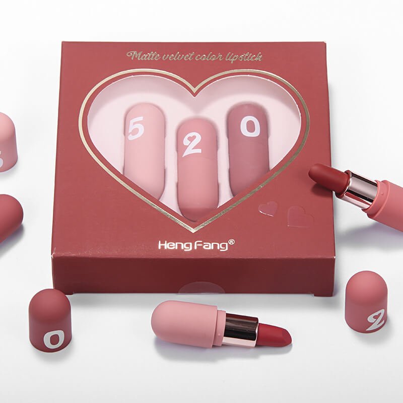 HengFang Velvet Matte Long Lasting Lipstick Set Heng Fang