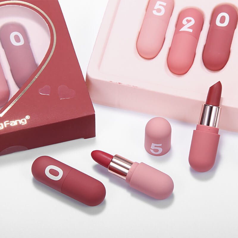 HengFang Velvet Matte Long Lasting Lipstick Set Heng Fang
