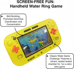 Portable Water Game Console, Handheld Fish Theme Gaming Device Cosmia.pk