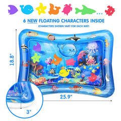 Baby Tummy Time Water Play Mat Cosmia.pk