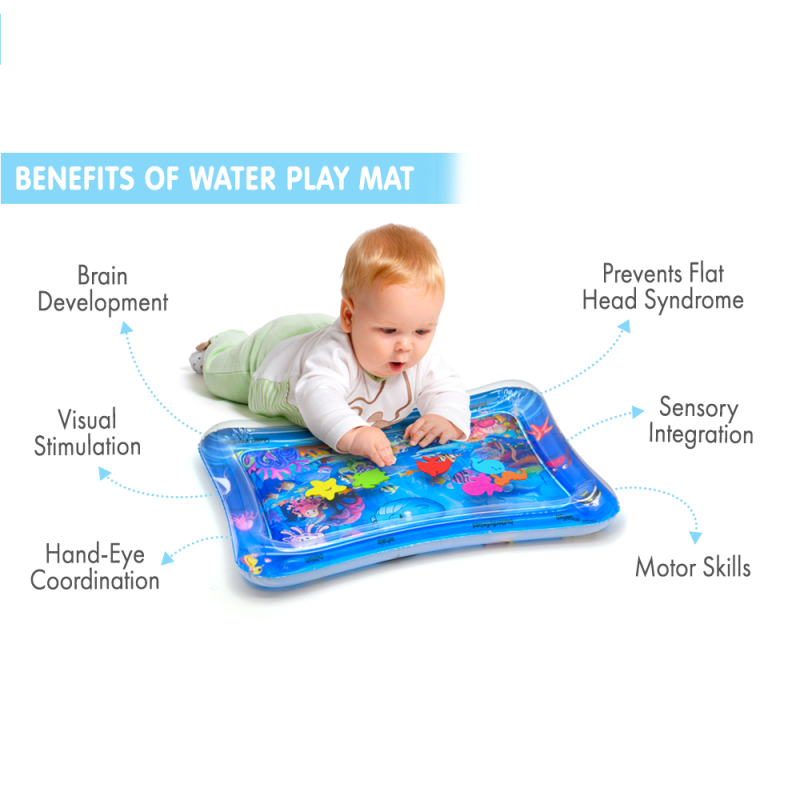 Baby Tummy Time Water Play Mat Cosmia.pk
