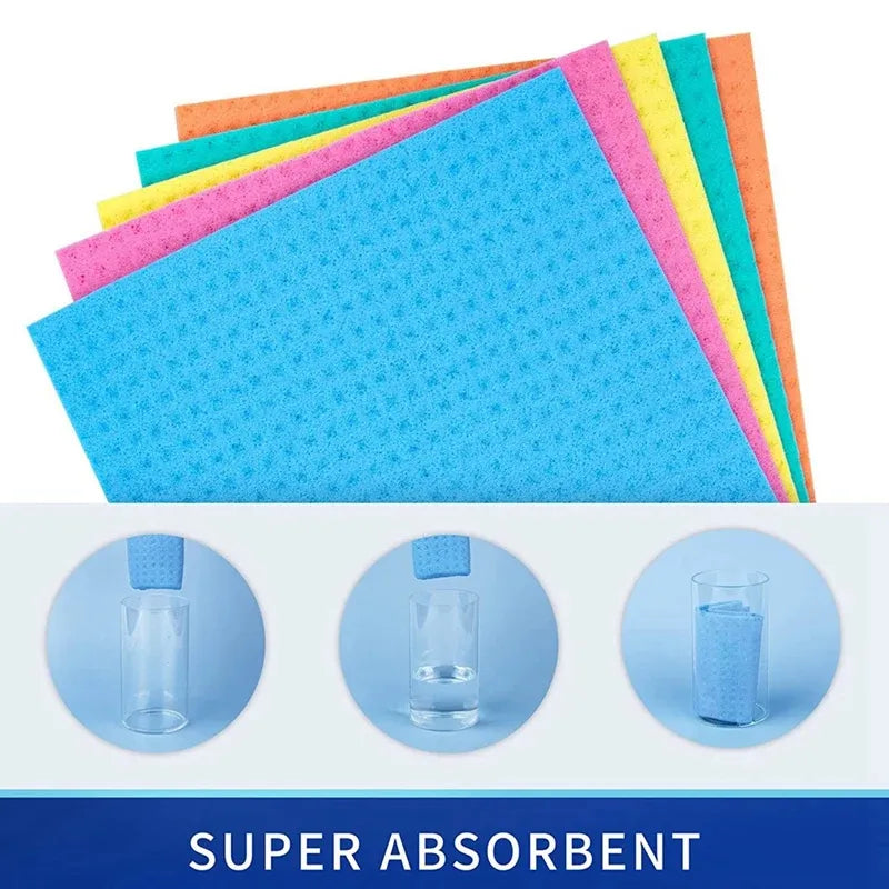 Microfiber Cleaning towel - Pack OF 5 Cosmia.pk
