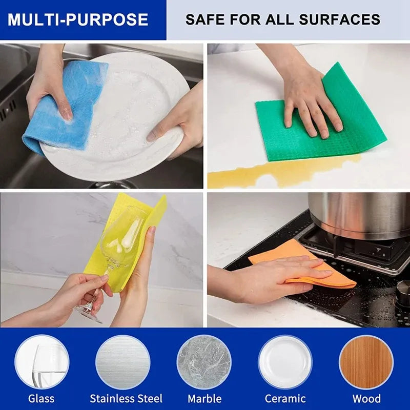 Microfiber Cleaning towel - Pack OF 5 Cosmia.pk