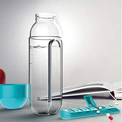 Water Bottle with Weekly Pill Organizer & Detachable Cup Cosmia.pk