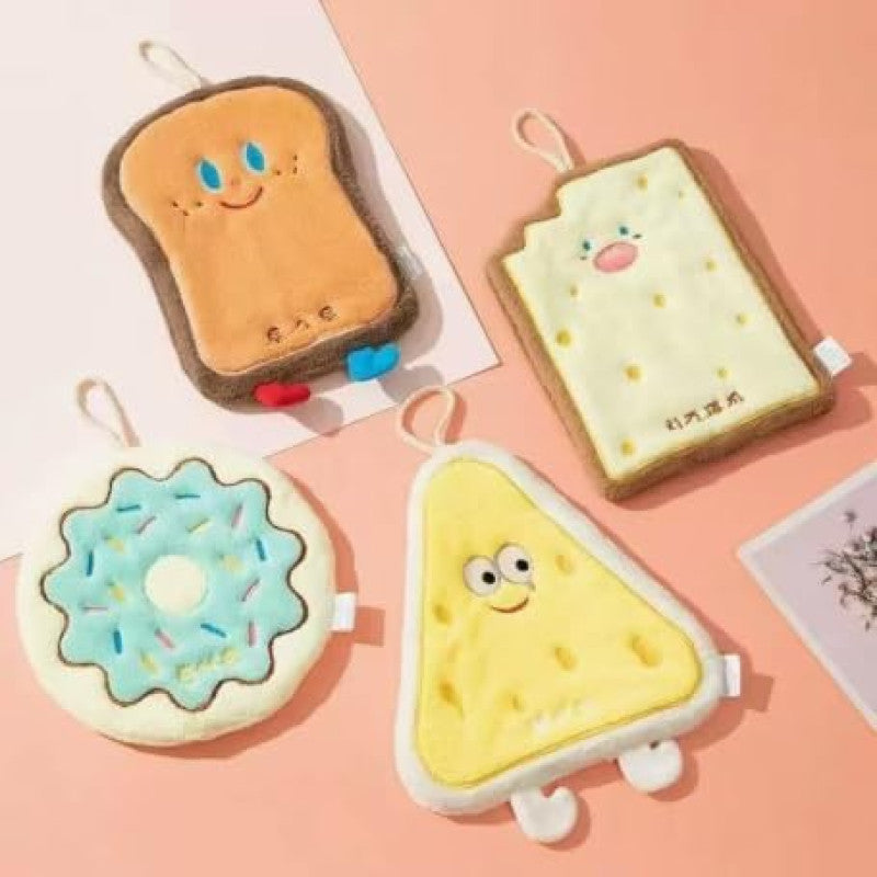 Cute Cartoon Hand Towel Hanging Kitchen Hand Wipe Cosmia.pk