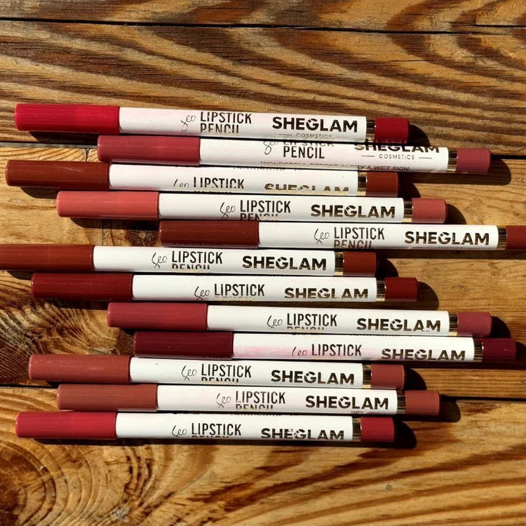 Sheglam Waterproof Lipstick Pencil - Pack of 12 Sheglam