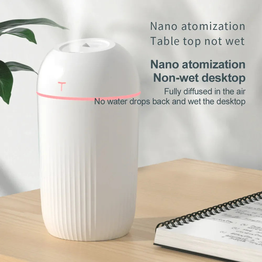 USB Mini Humidifier With 420ML Capacity Intelligent Anti-drying Cosmia.pk