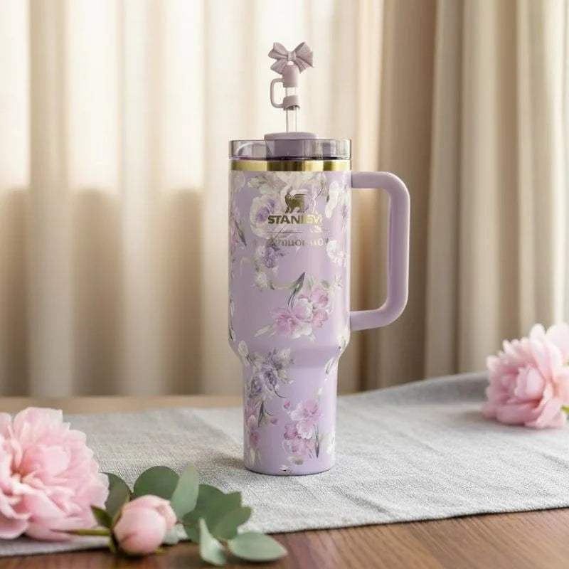 Stanley Love Shack Fancy Quencher Tumbler - 40 OZ Stanley