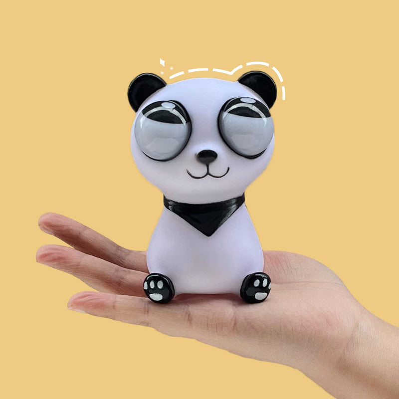 Panda Pop Out Eyes Squeeze Toy Soft Stress Relief Fidget Toy Cosmia.pk