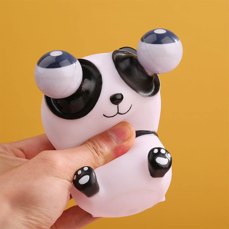 Panda Pop Out Eyes Squeeze Toy Soft Stress Relief Fidget Toy Cosmia.pk