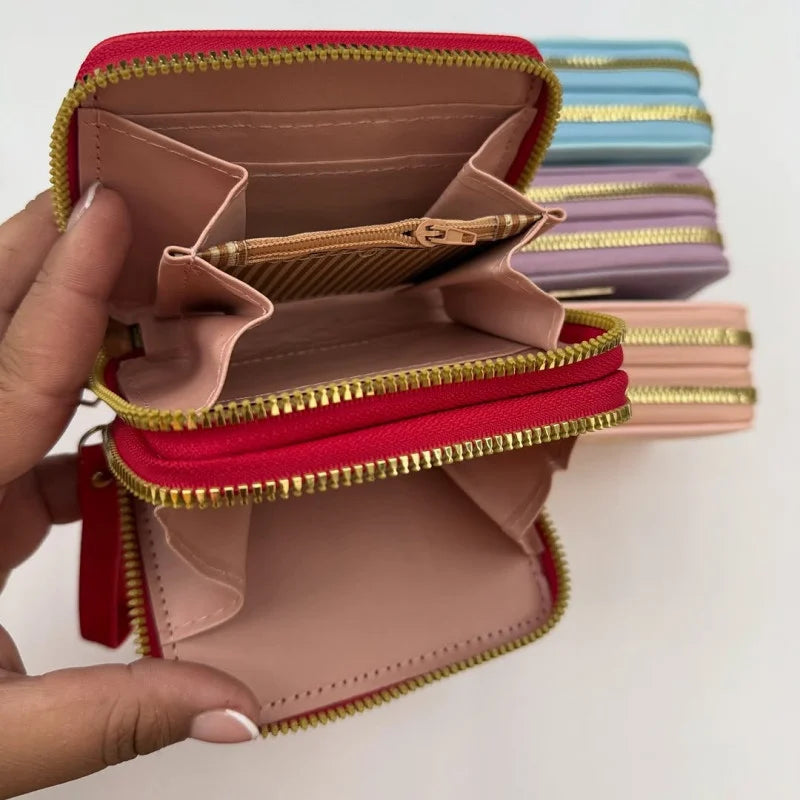 Imported Short Ladies duable zipper Wallets - Each Forever Young