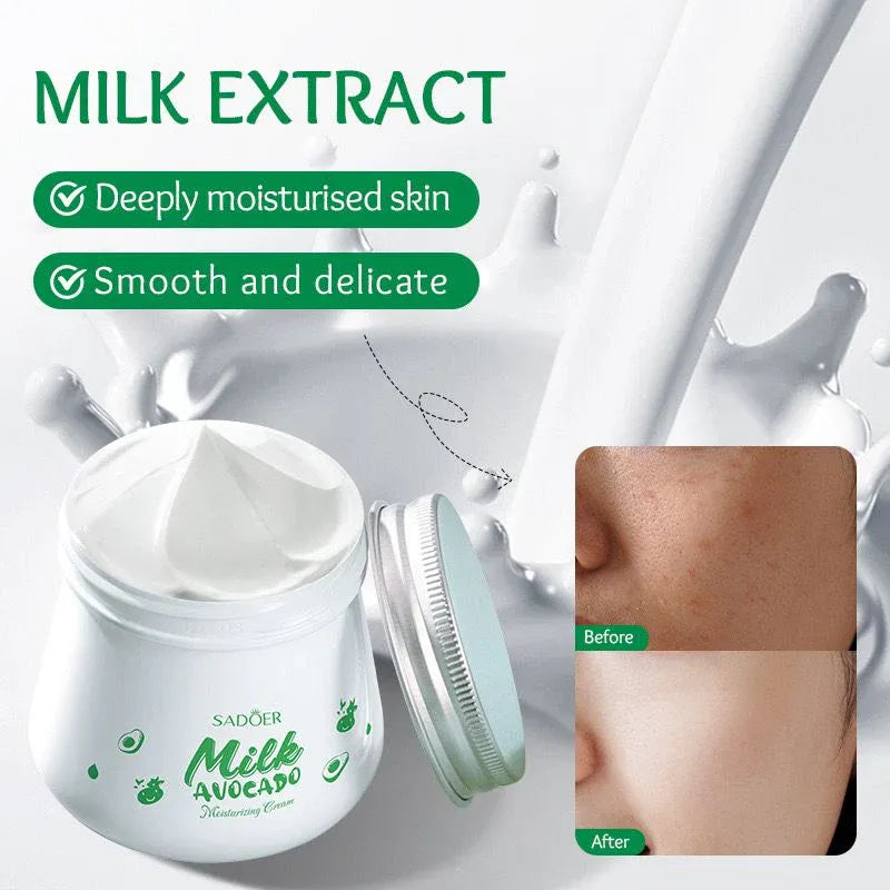 SADOER Milk Avocado Face Cream – 80g Sadoer