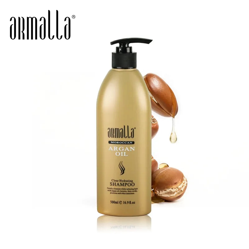 Armalla Argan Oil Moroccan Clear Hydrating Shampoo 500ml Armalla