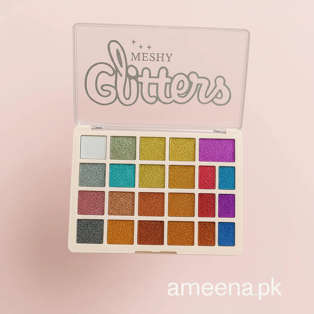 24 Color Glitter Eyeshadow Palette Cosmia.pk
