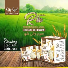 City girl rice bleach sachet with serum City Girl