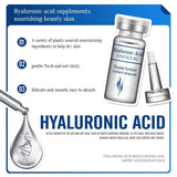 Bioaqua Hyaluronic Acid Essence B6 Moisturizing Anti‑Wrinkle Facial Serum - 10Pcs × 5ml