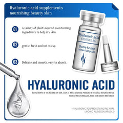 Bioaqua Hyaluronic Acid Essence B6 Moisturizing Anti‑Wrinkle Facial Serum - 10Pcs × 5ml Bioaqua