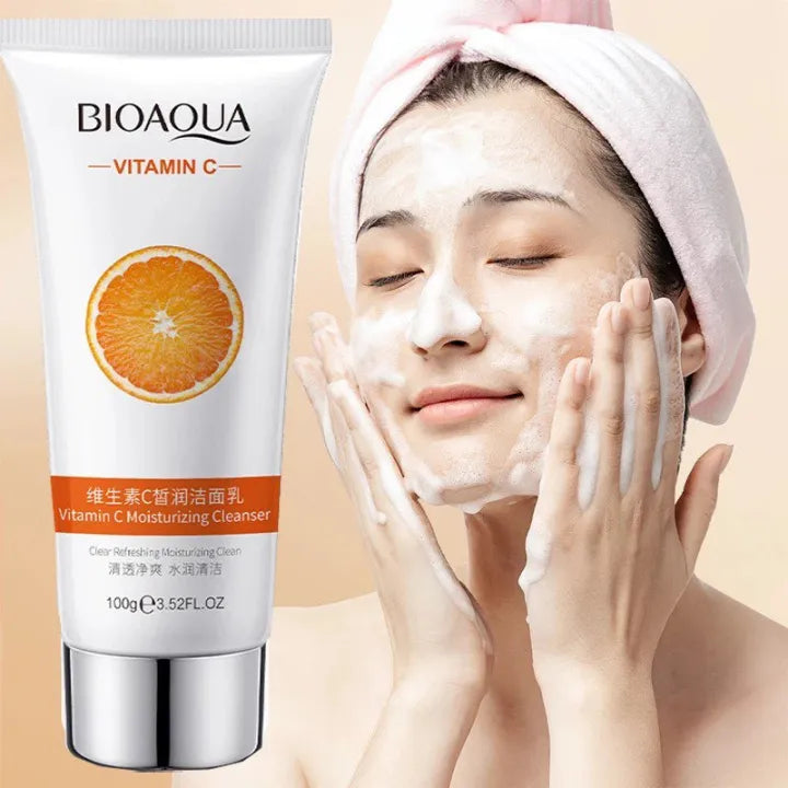 Bioaqua Vitamin C Clear Refershing Moisturizing Cleanser - 100g Bioaqua