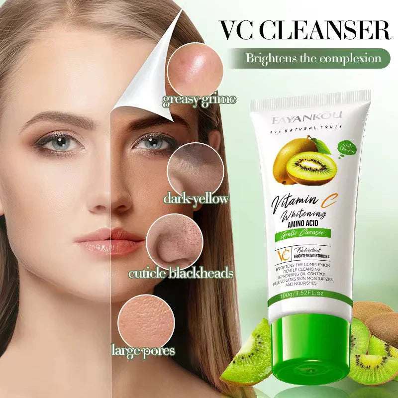 FAYANKOU Kiwifruit Extract Whitening Oil Control Cleanser – 100g FAYANKOU