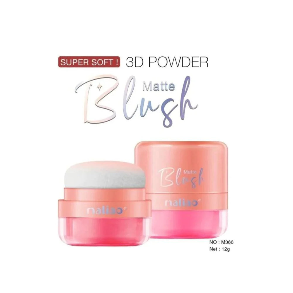 5 Pcs Maliao 3D Powder Matte Puff Blush Maliao