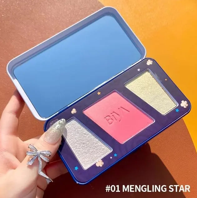 Biya Korean Highlighter & Blush Palette biya