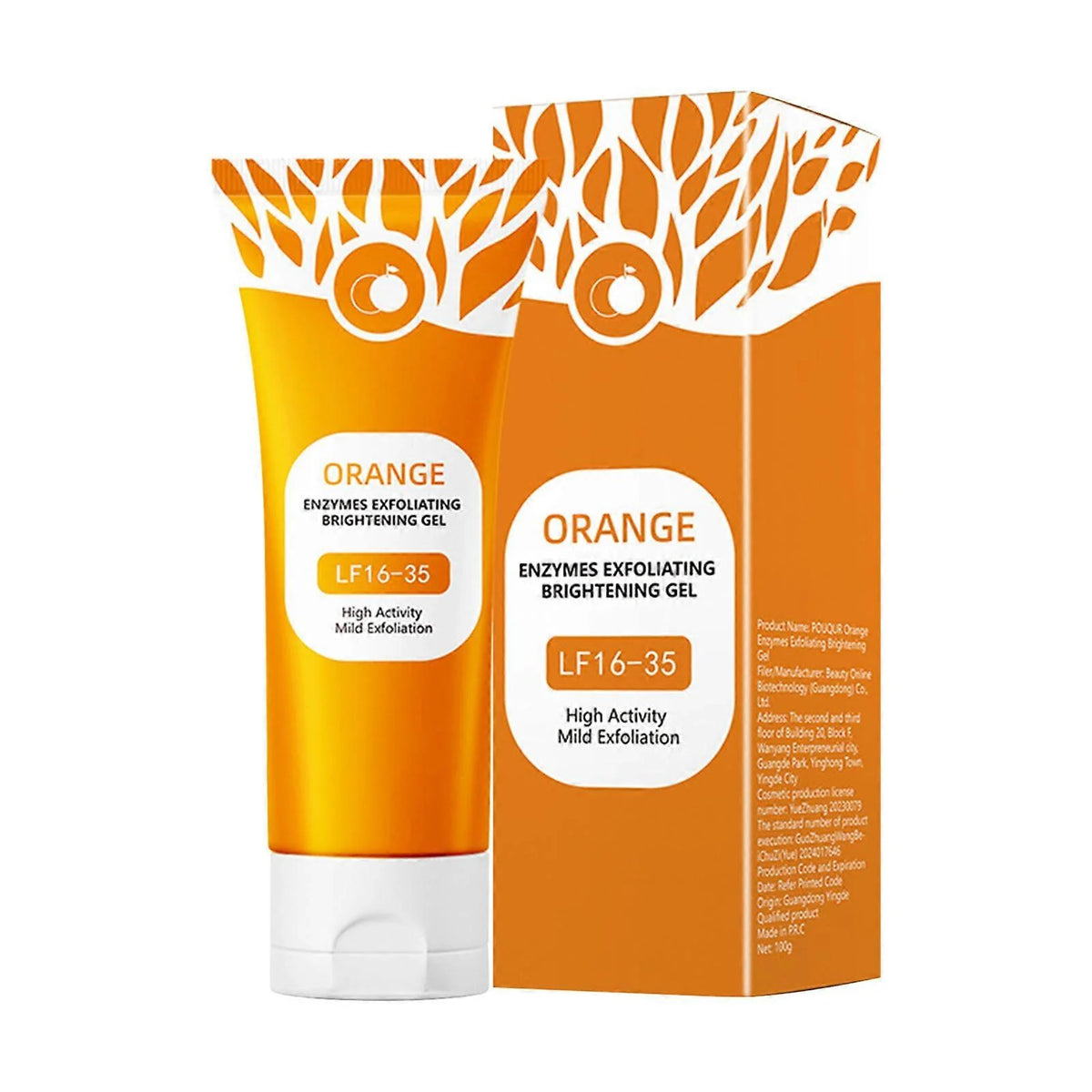 Orange Enzymes Exfoliating Brightening Gel Orange