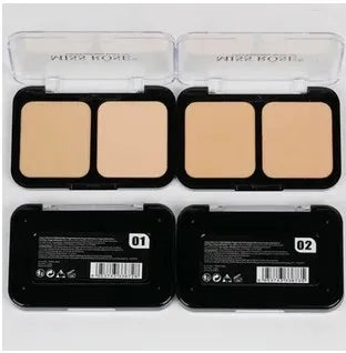 Miss Rose 2 In 1 Compact Powder Miss Rose