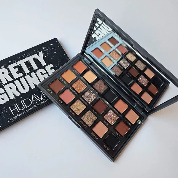 Hudamoji Pretty Grunge Eyeshadow Palette - 18 Colors Hudamoji