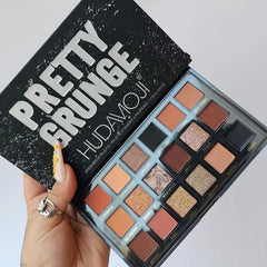 Hudamoji Pretty Grunge Eyeshadow Palette - 18 Colors Hudamoji