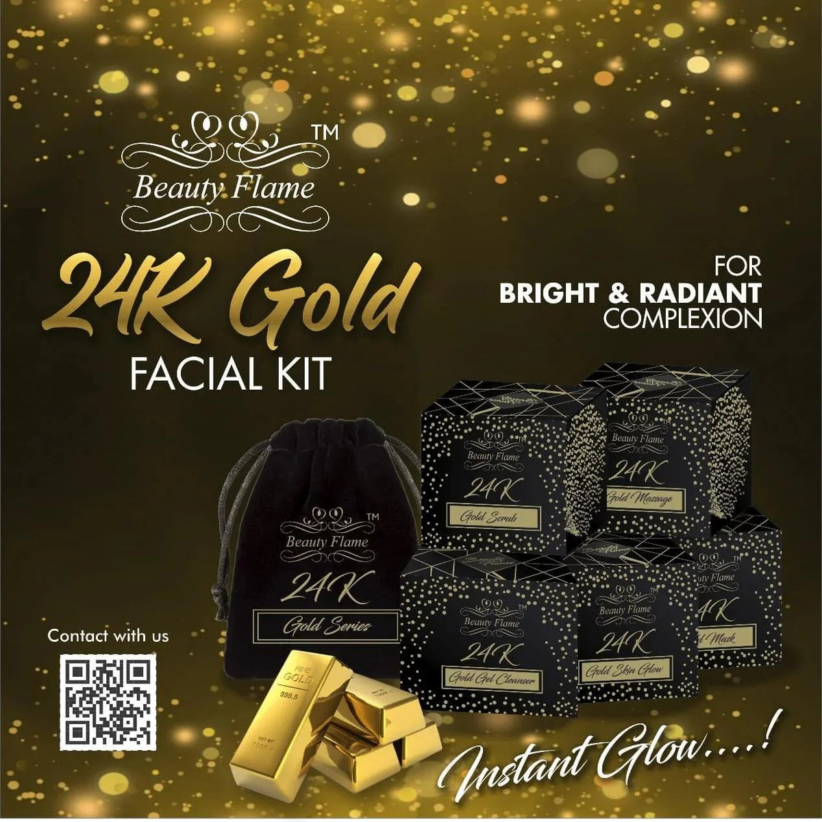 Beauty Flame 24k Gold Facial Kit Beauty Flame