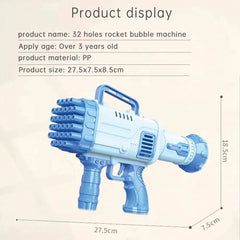 Bazooka Bubble Gun - 32 Holes Cosmia.pk