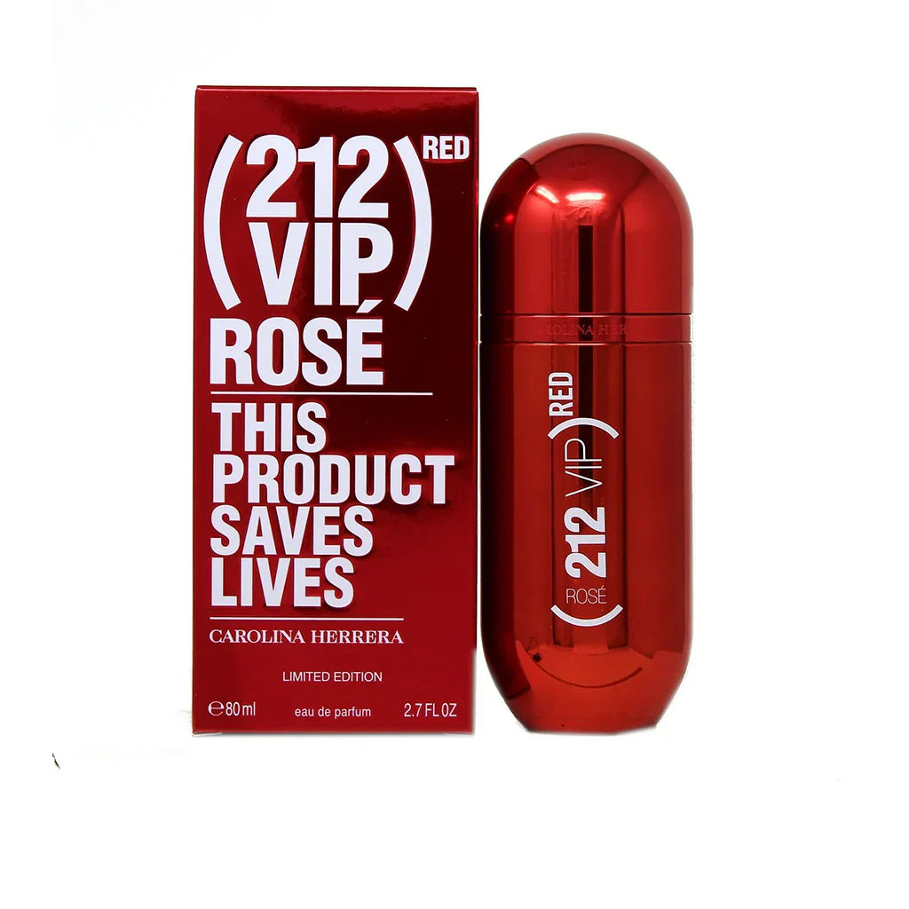 212 VIP Red Rose LIMITED EDITION - 80ml - Dubai - 100% Original 212 VIP