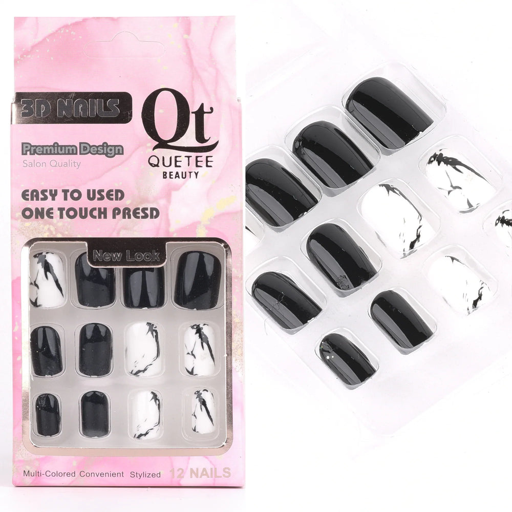 Quetee Beauty 3D Nails Premium Design Ninteen Quetee
