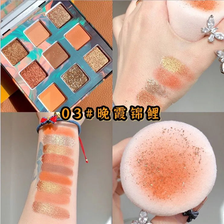 BIYA Aurora Shiny And Matte Eyeshadow Palette biya