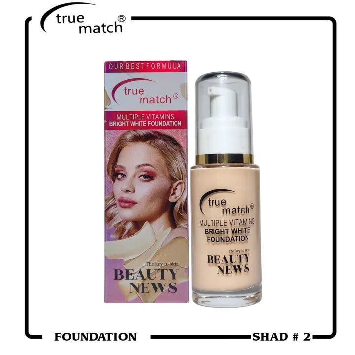 True Match Multiple Vitamins Bright White Foundation True match