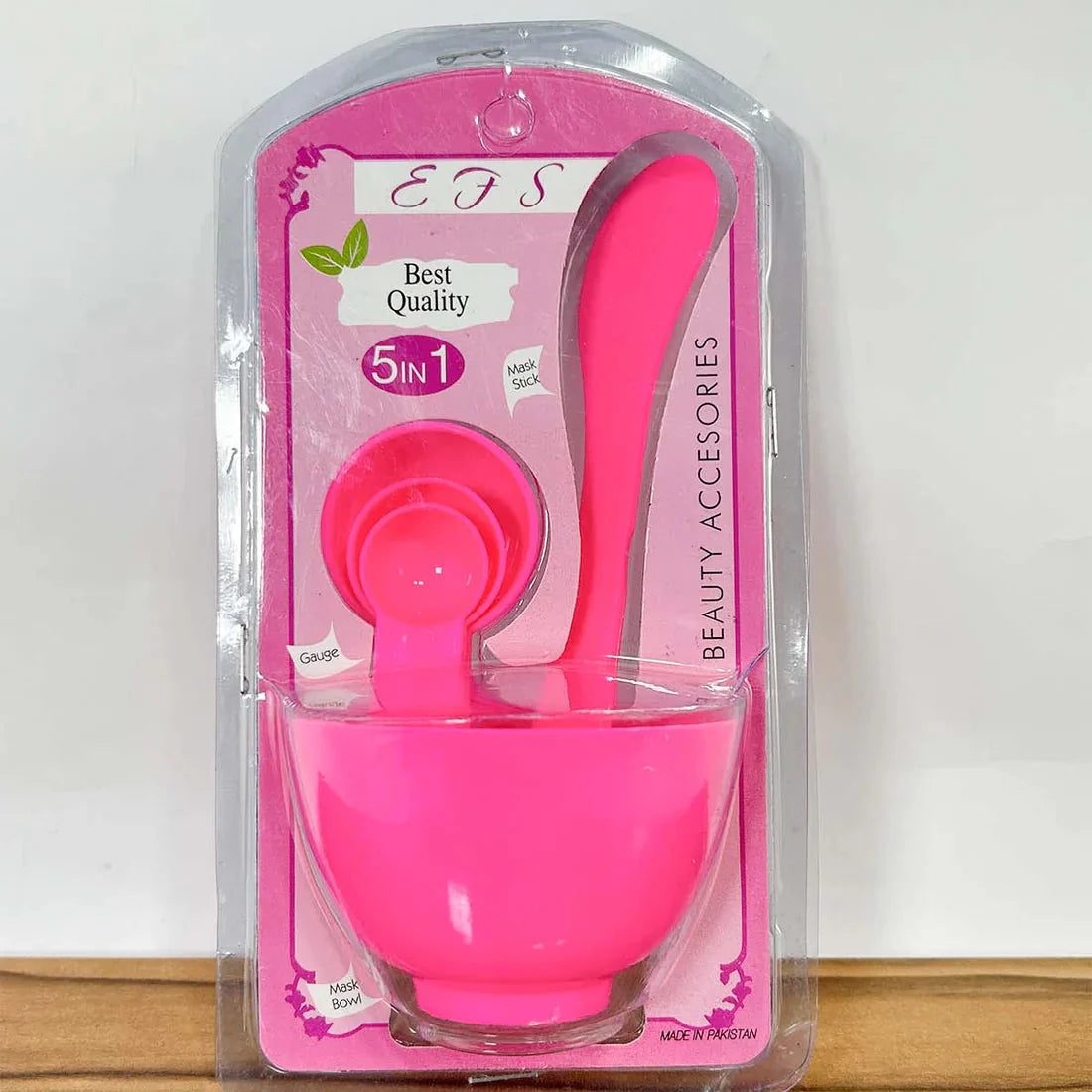 EFS 5-in-1 Facial Mask Mixing Bowl Set Multicolor EFS